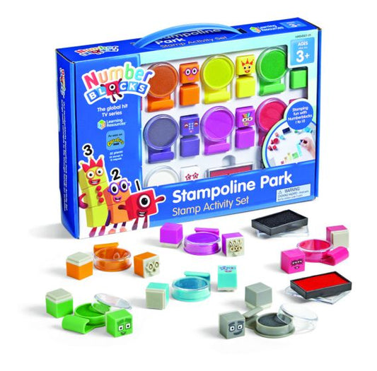 Numberblocks Stampoline Park Stamp Activity Set - Albagame