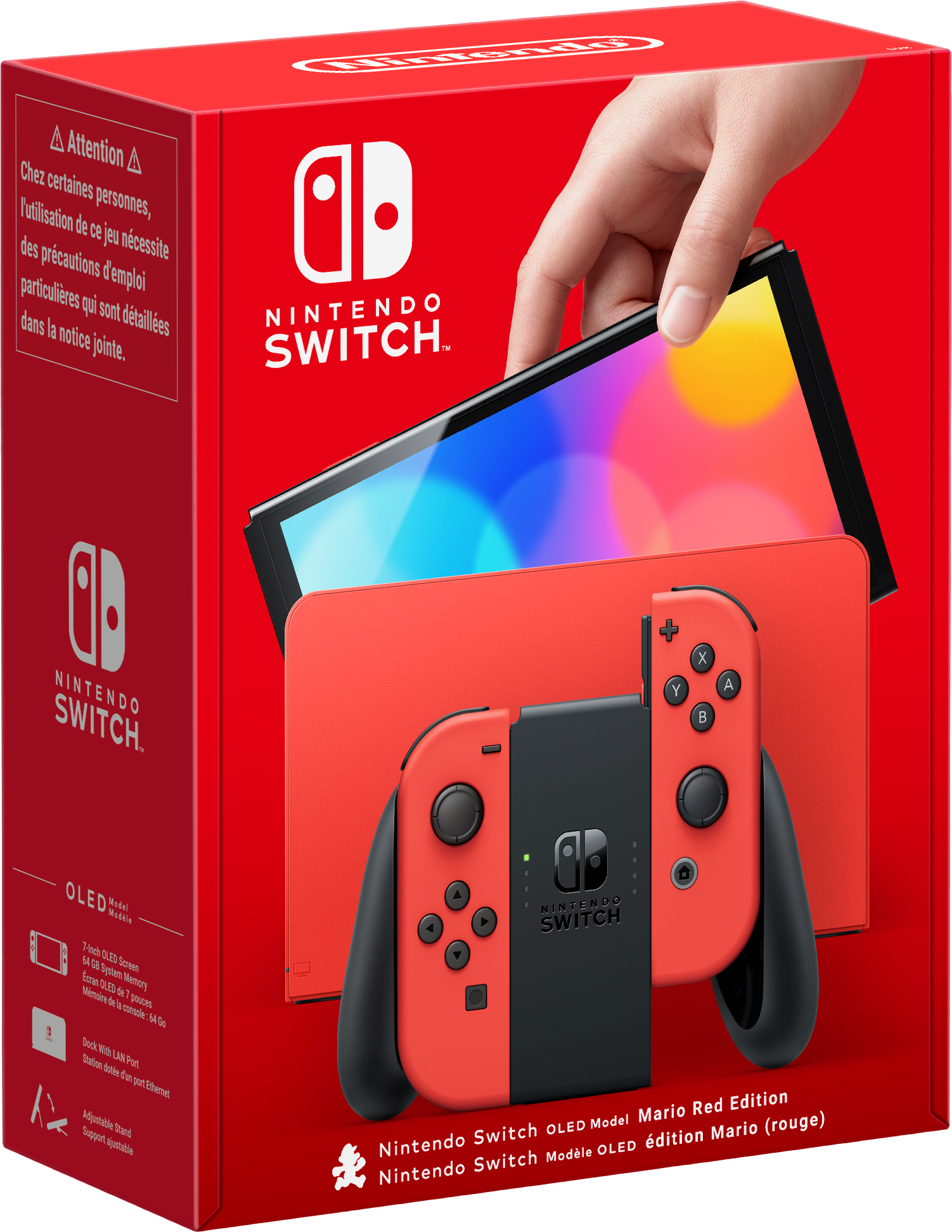 Console Nintendo Switch Oled Mario Red Edition - Albagame