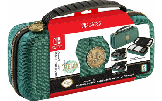 Deluxe Travel Case Nintendo Switch Zelda Groen - Albagame