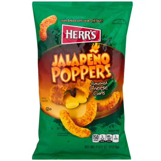 Chips Herr's Jalapeño Poppers Cheese Curls (L) - Albagame
