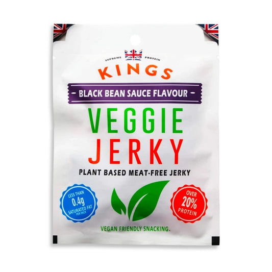 Dried Meat Kings Veggie Jerky Black Bean Sauce Flavour - Albagame