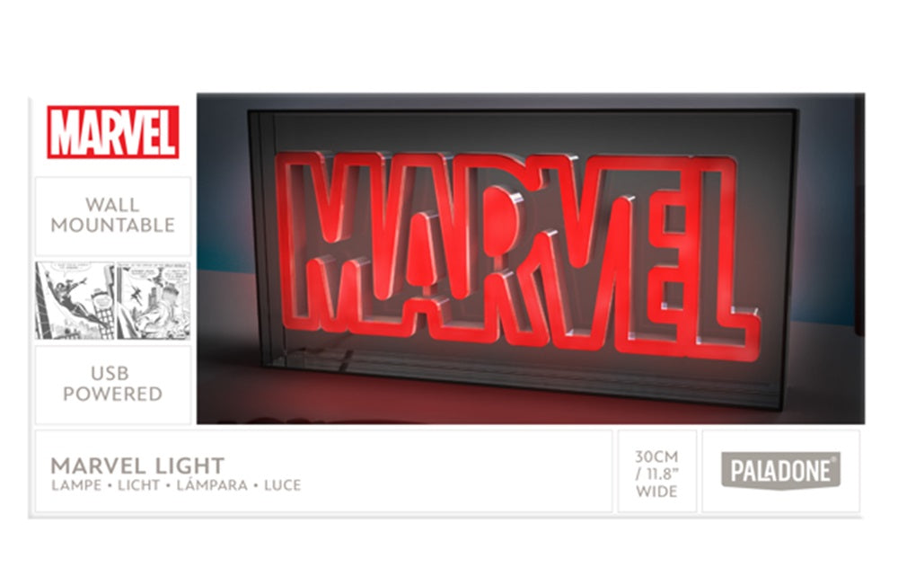 LED Lamp Marvel Logo - Albagame