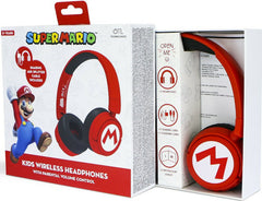 Headphone OTL - Super Mario Kids Bluetooth Headphones - Albagame