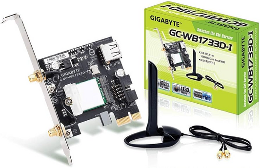 Adapter PCIe Gigabyte WiFi 5 / Bluetooth 5.0 - Albagame