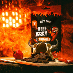 Dried Meat Hot Chip Jerky Chilli Chipotle - Albagame