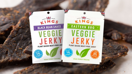 Dried Meat Kings Veggie Jerky Black Bean Sauce Flavour - Albagame