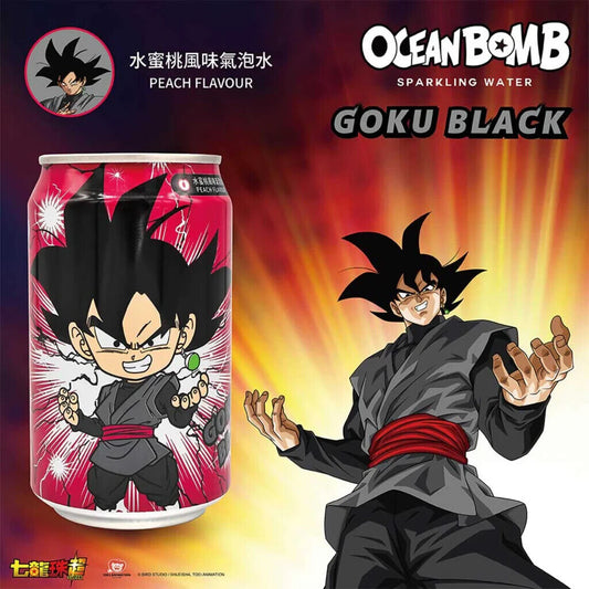 Soda Water Dragon Ball Goku Black Ocean Bomb Peach Flavor - Albagame
