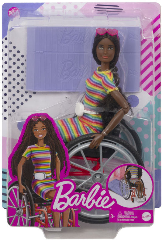 Doll Barbie Brunette Wheelchair - Albagame