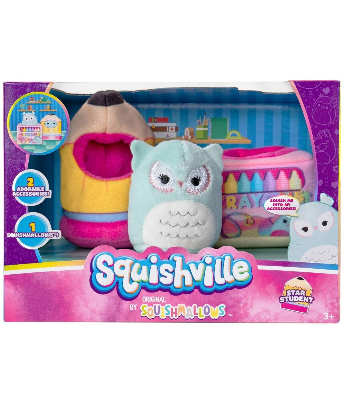 Squishville Back to School Accessory Playset 2 Plush
