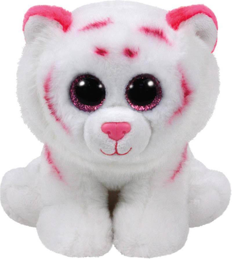 plush ty beanie babies tabor pink white tiger 24cm Albagame