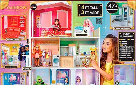 Rainbow discount barbie house