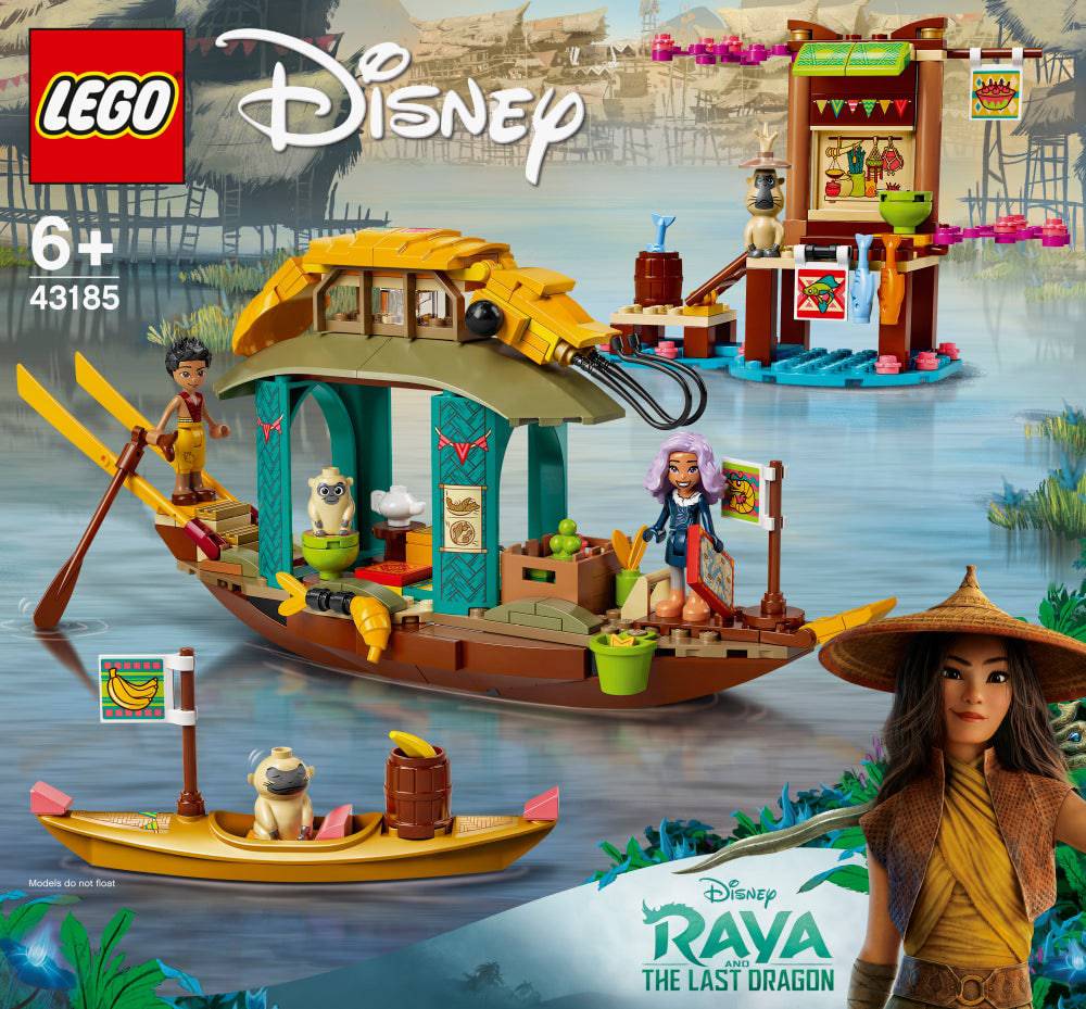 lego princess raya the last dragon boun s boat 43185 Albagame