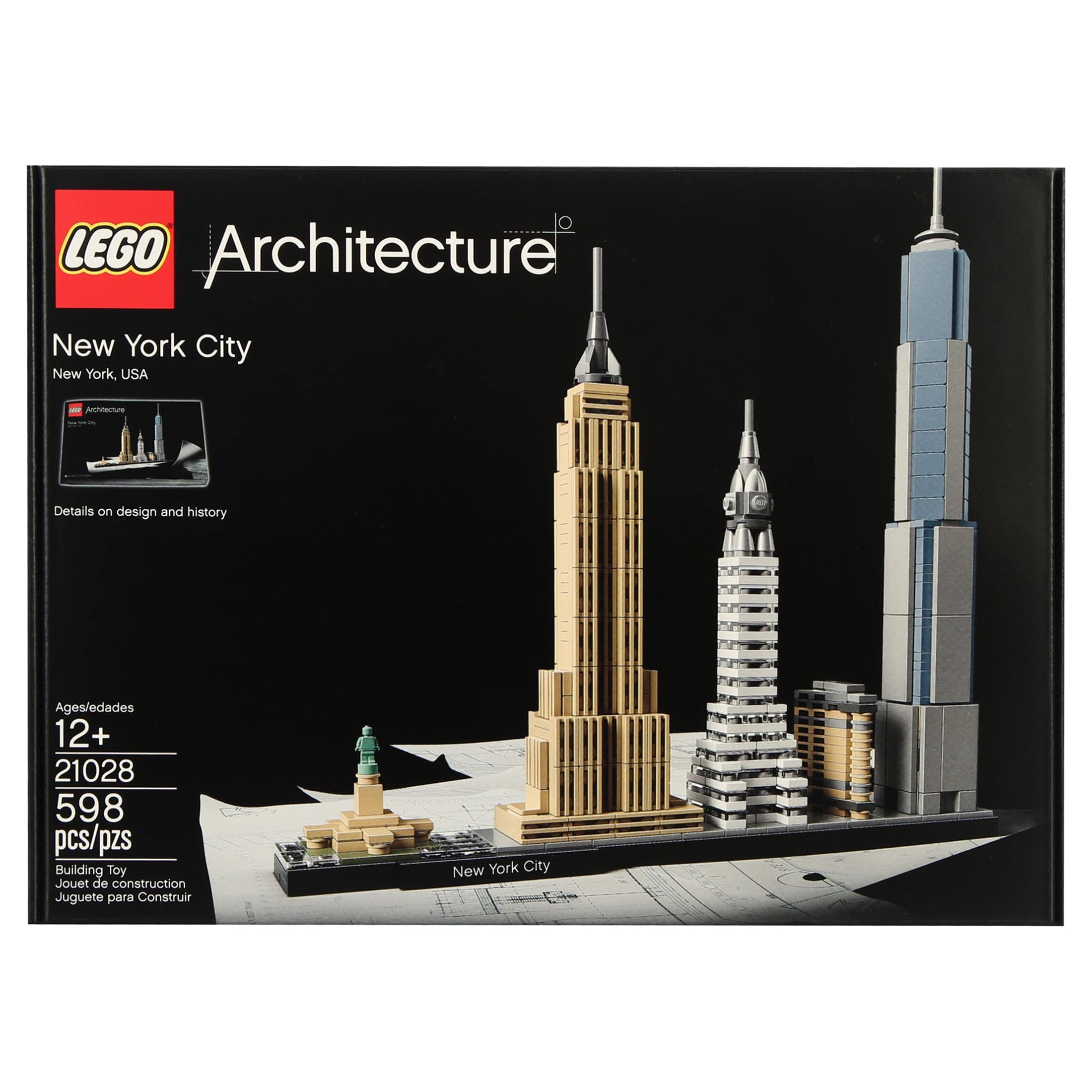 LEGO Architecture 21044 PARIS / 21028 NEW YORK