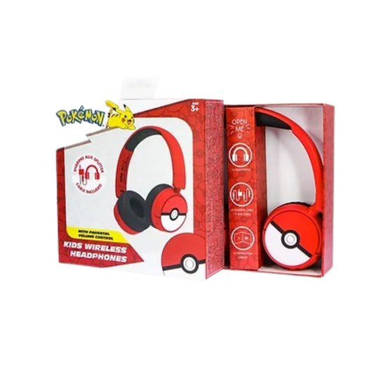 Headphone OTL - Pokemon Pokeball Kids Bluetooth Headphones - Albagame