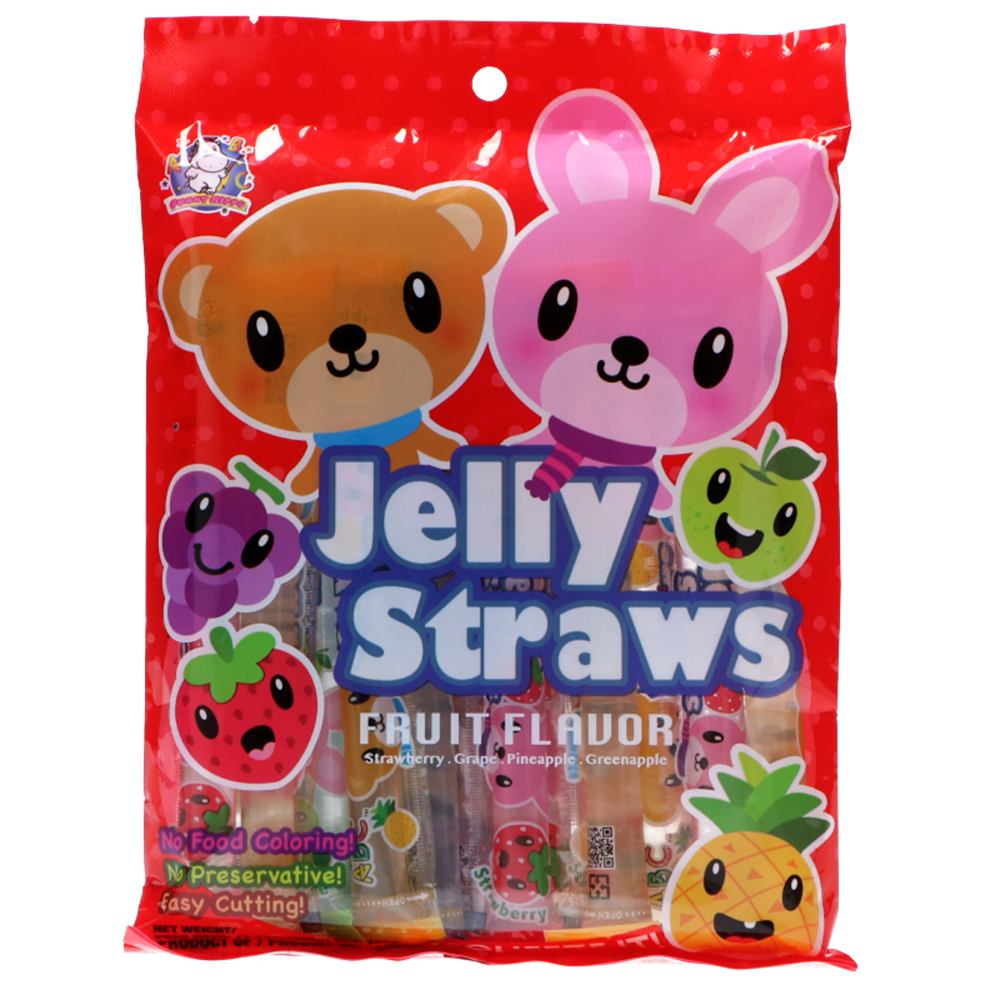 Candy ABC Jelly Straws Bear and Bunny Bag - Albagame