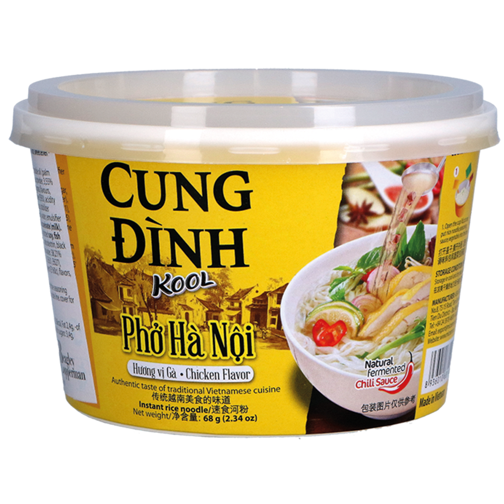 Instant Noodles Cung Dinh Pho Chicken Cup - Albagame