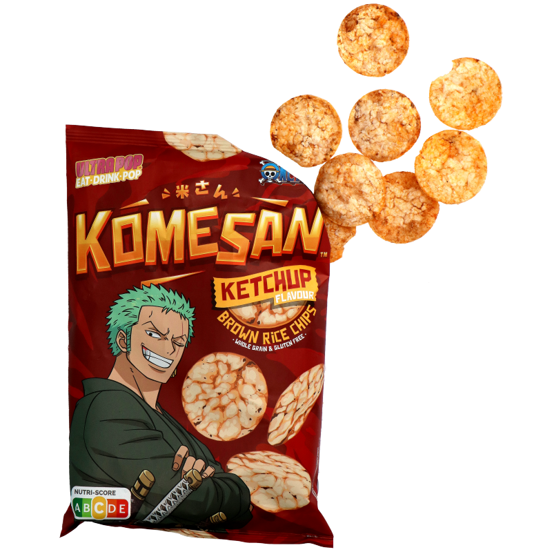 Chips Komesan Brown Rice Ketchup One Piece Zoro - Albagame