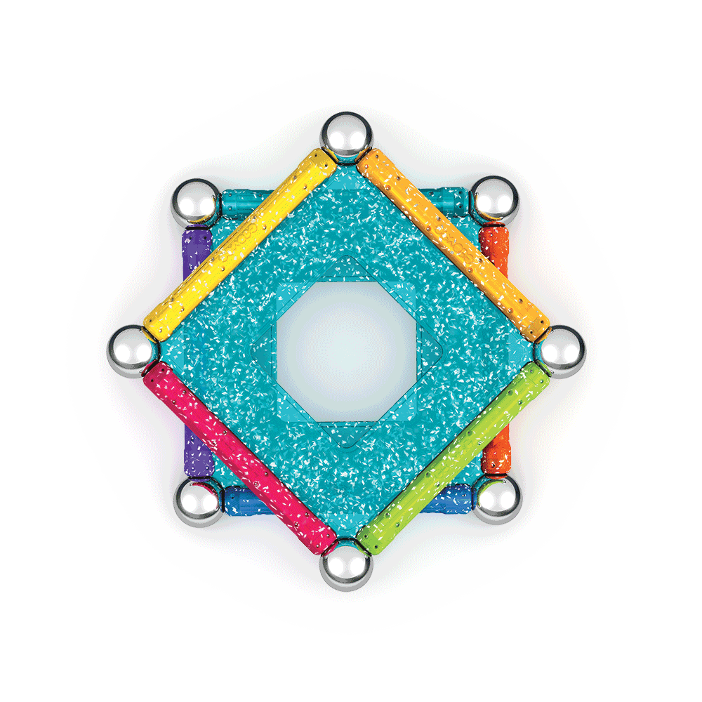 Magnetic Geometry Geomag Glitter 22pcs - Albagame