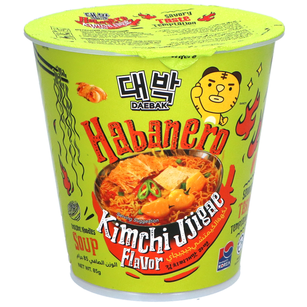 Instant Noodles Daebak Ghost Habanero Kimchi Cup - Albagame