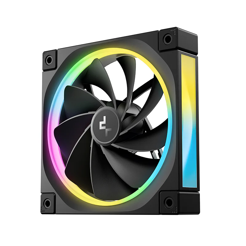 Fan 1x 120mm DeepCool FL12R Reverse ARGB , up to 2,150 RPM , airflow 93.44 m3/h , black - Albagame