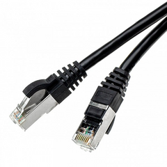 Patchcable 5m , CAT6a RJ45 S/FTP PiMF , Black , 75715-S - Albagame