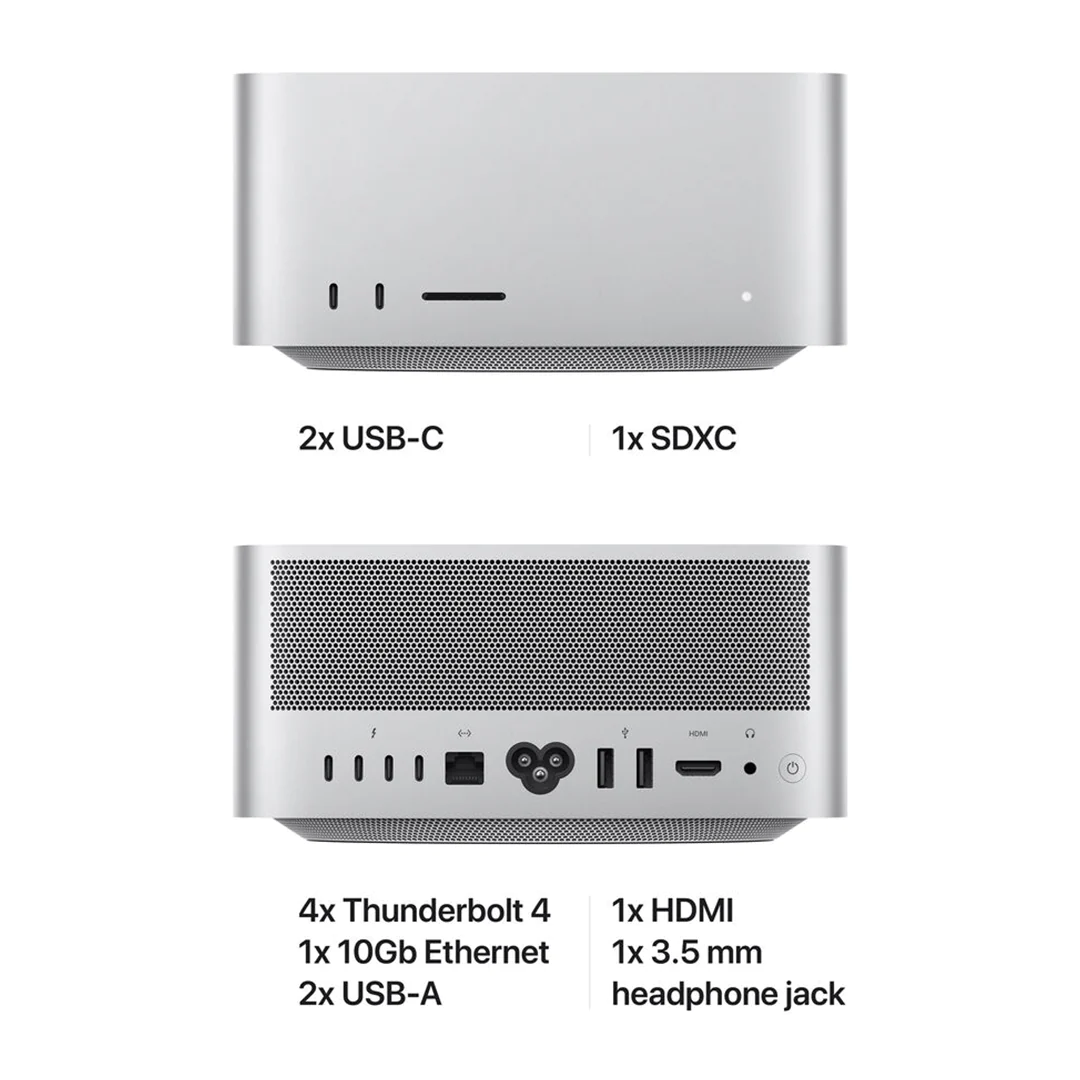 Apple Mac Studio (Mid 2023) , M2 Max (12core) 12x 2.40 GHz , 32 GB RAM , 512GB SSD , M2 Max GPU (30c)  , 4x Thunderbolt 4 - Albagame