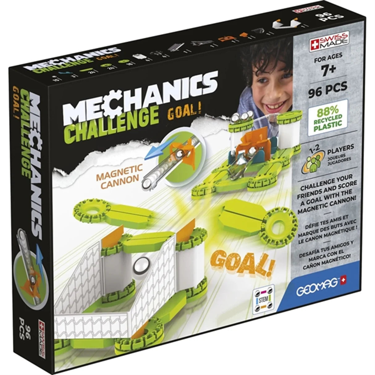 Mechanics Challenge Geomag Goal 96pcs - Albagame