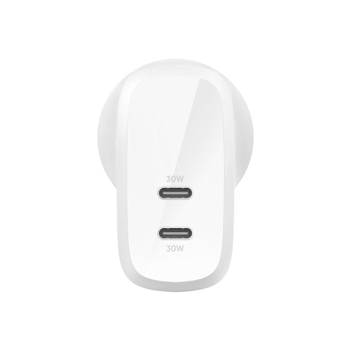Charger 30W  Belkin BoostCharger , 1x USB-C up to 30W , White , WCA005VFWH - Albagame
