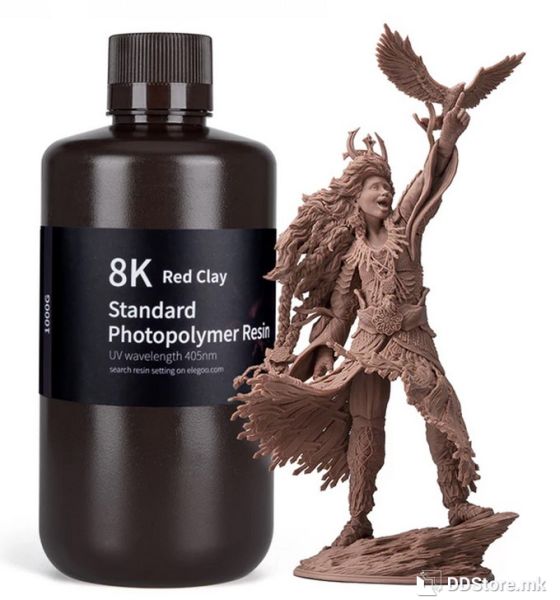 Resin Elegoo Standard 8K Red Clay 1Kg - Albagame