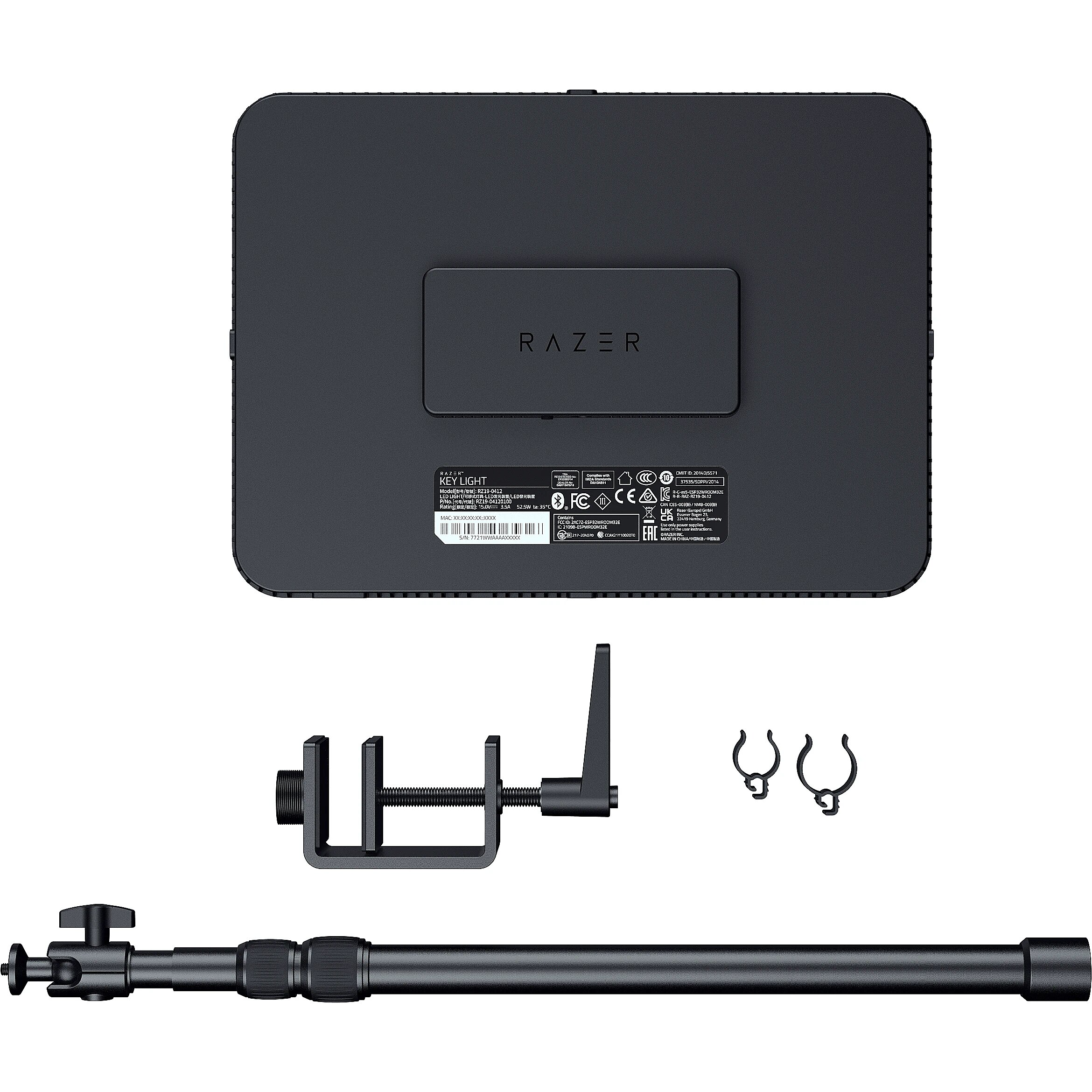 RingLight Razer Key Light Chroma , All-in-one Stream Lighting , Customizable Light Spectrum , RZ19-04120100-R3M1 - Albagame