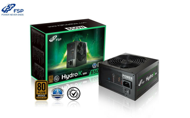 PSU 850W FSP HYDRO K PRO , 80+ Bronze - Albagame