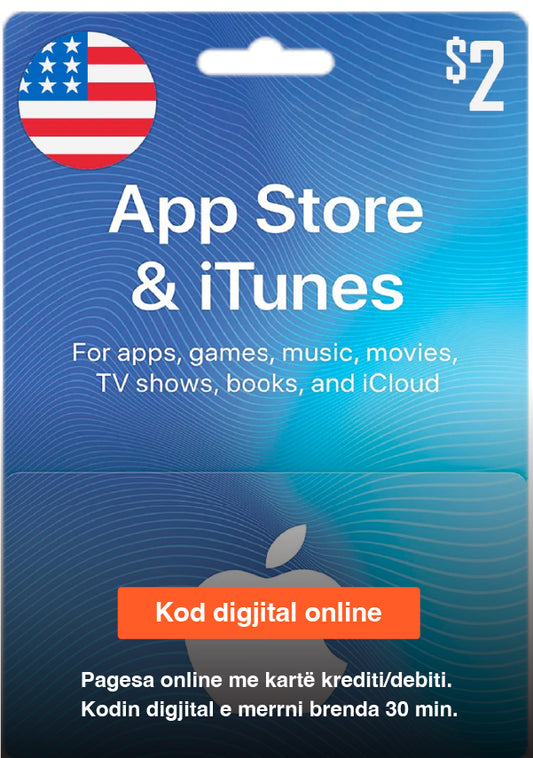 DG iTunes 2 USD Account US - Albagame