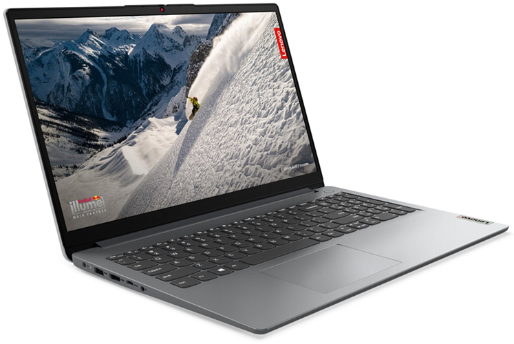 Notebook 15.6" Lenovo IdeaPad 1 15AMN7 , FHD 1920x1080p TN 220cd/m² , AMD Ryzen 3 7320U (4C/4P+0E 8T) up to 4.1GHz , 8GB 3200Mhz DDR4 , 512GB PCIe M.2 NVMe SSD , Radeon Graphics , WiFi+BT , Free DOS , Cloud Grey , 82VG00S1RM , 2Y