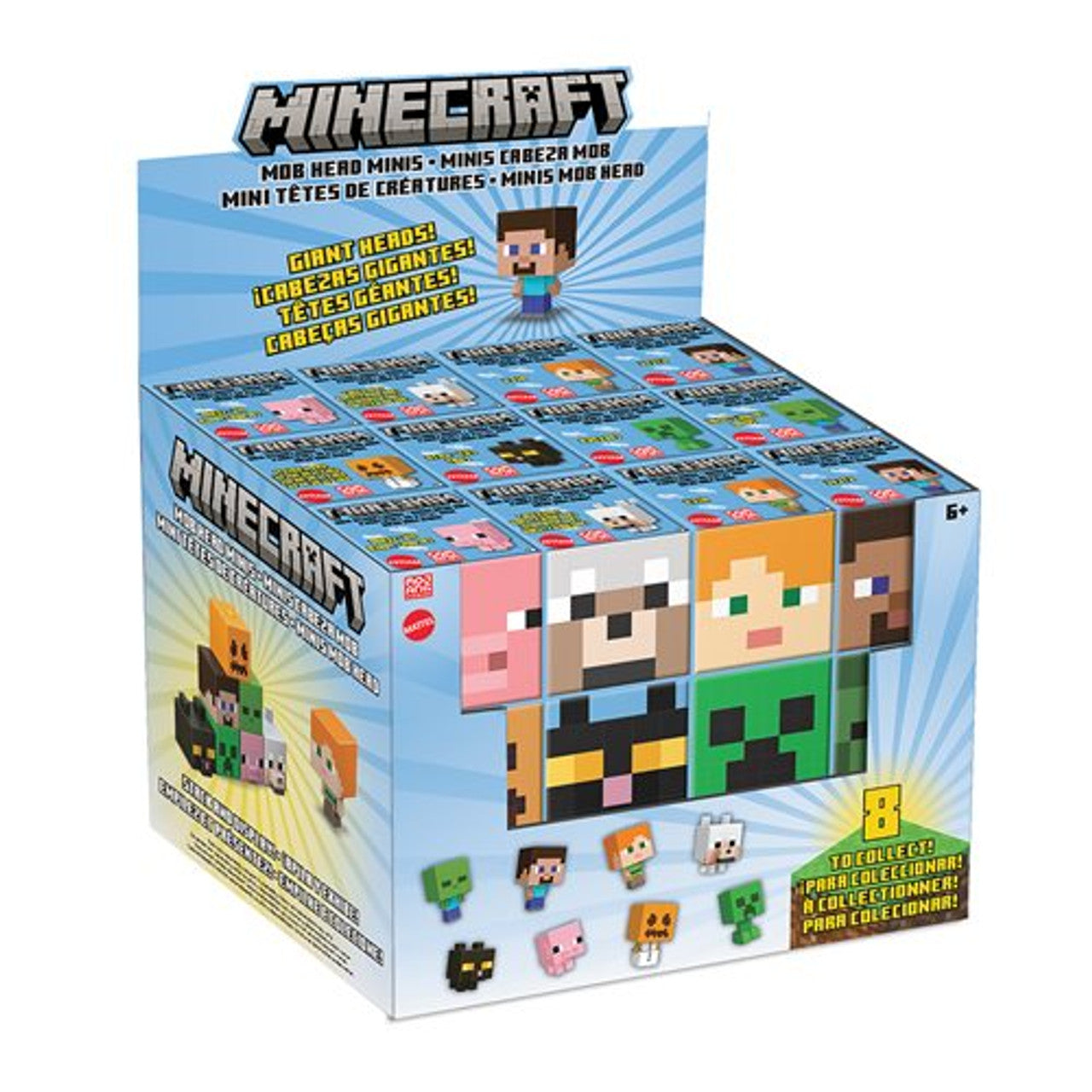 Mini Figure Minecraft Mob Snow Creeper - Albagame