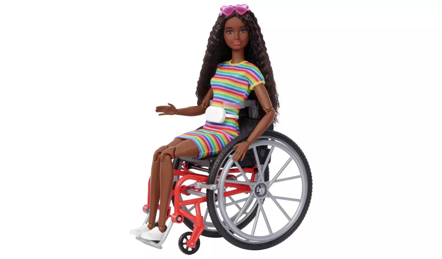 Doll Barbie Brunette Wheelchair - Albagame