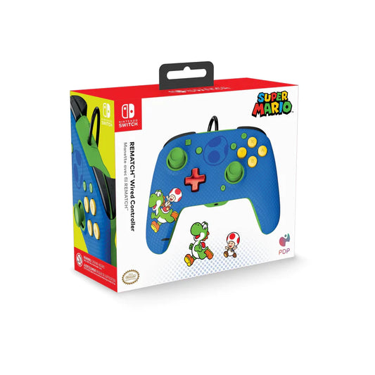Controller Nintendo Switch PDP Rematch Wired Mario&Yoshi - Albagame