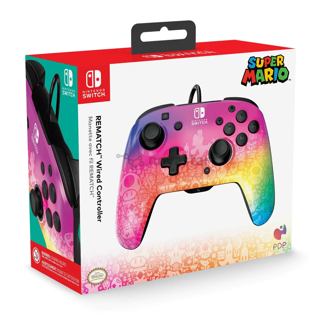 Controller Nintendo Switch PDP Rematch Wired Star Spectrum - Albagame