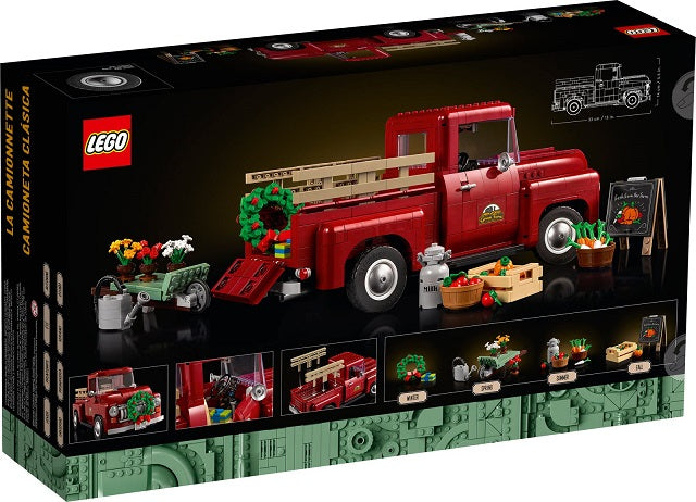 Lego red pickup truck outlet