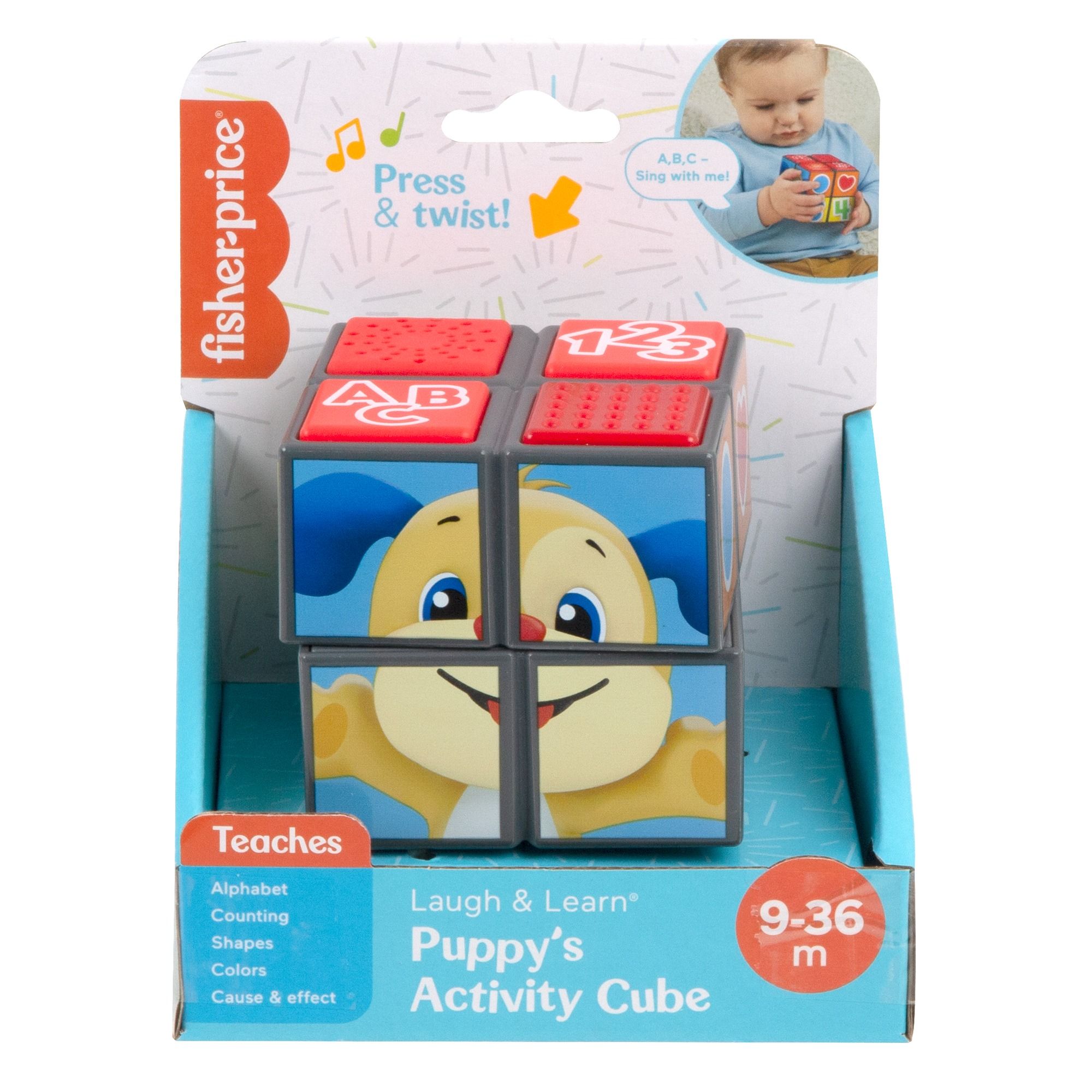 Fisher Price Laugh & Learn Puppy's Activity Cube - Albagame