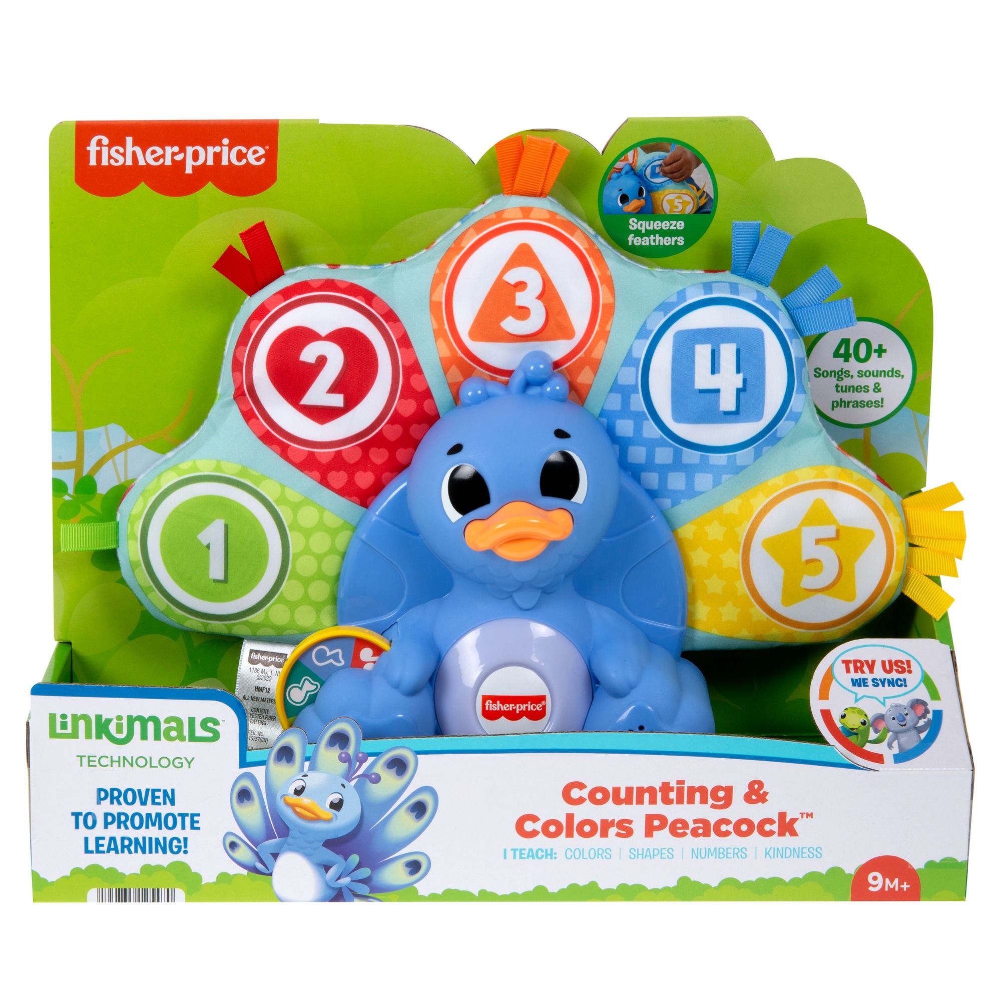 Fisher Price Linkimals Counting & Colours Peacock - Albagame