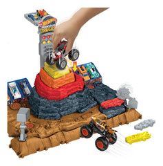 Set Hot Wheels Monster Trucks Arena Smashers Bone Shaker - Albagame