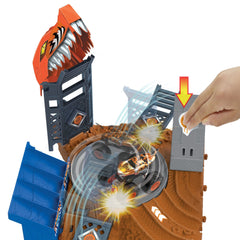 Set Hot Wheels Monster Trucks Arena Smashers Spin-Out Challenge - Albagame