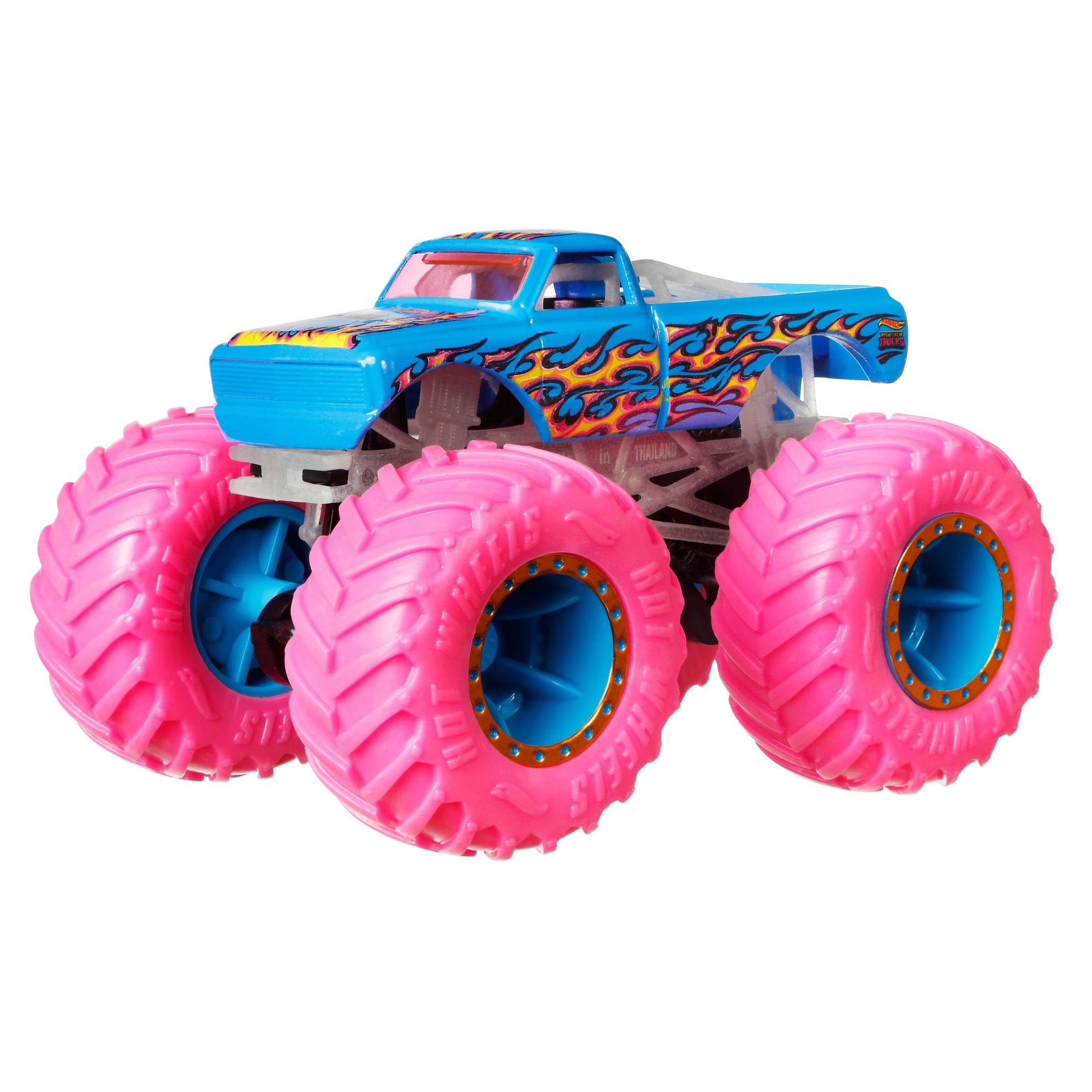 Set Hot Wheels Monster Trucks Glow In The Dark - Albagame