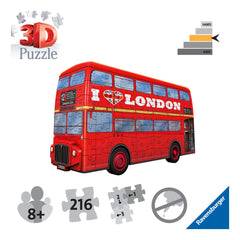 Puzzle Ravensburger 3D London Bus 216Pcs - Albagame