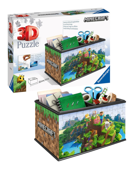 Puzzle Ravensburger 3D Minecraft Storage Box 216Pcs - Albagame