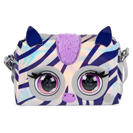 Crossbody Bag Purse Pets Metallic Rebel Stripez - Albagame