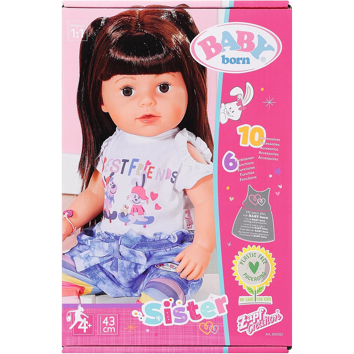 Doll Baby Born Sister 43cm - Albagame