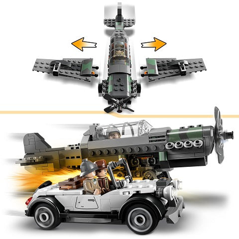 Lego Indiana Jones Fighter Plane Chase - Albagame