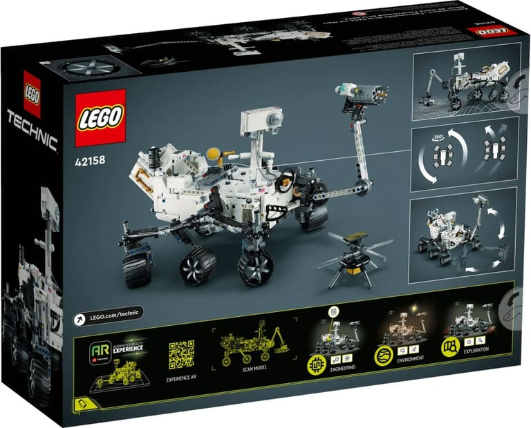 Lego Technic Nasa Mars Rover Perseverance 42158 - Albagame