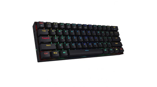 Keyboard Redragon Draconic K530 PRO RGB , Mechanical with OUTEMU RED Switches , 60% formfactor , Wireless with USB-A dongle , Bluetooth , Cable , Black , K530RGB-PRO-RD - Albagame
